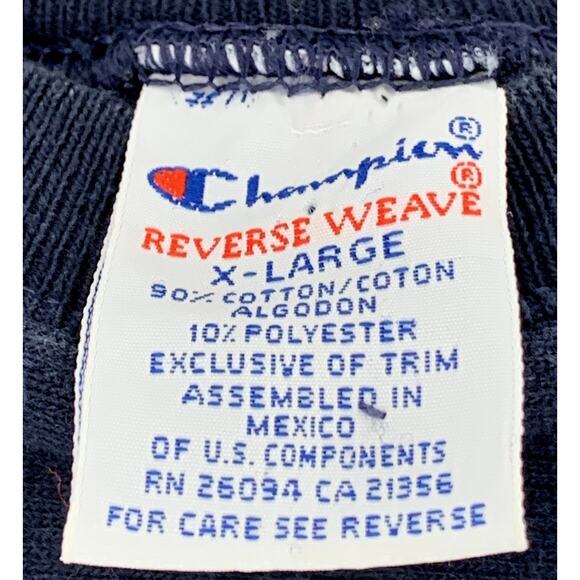 Vtg Champion Reverse Weave Sweatshirt New Albany Ohio Country Club Mens XL - Picture 8 of 9